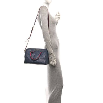 Louis Vuitton Empreinte Speedy Bandouliere 25 NM Marine Rouge 2 of 10