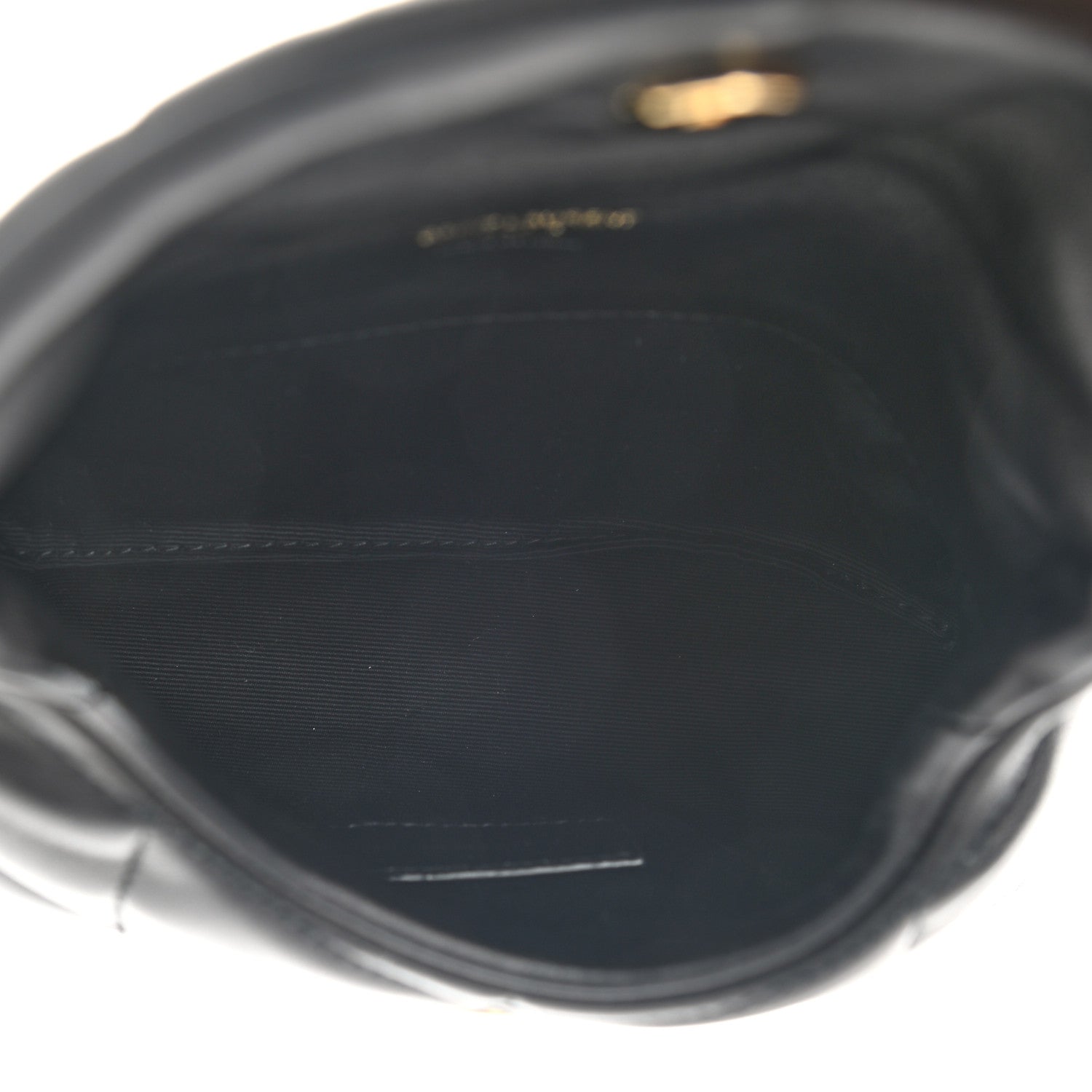 Saint Laurent Lambskin Monogram Loulou Puffer Pouch Clutch Black 6 of 8