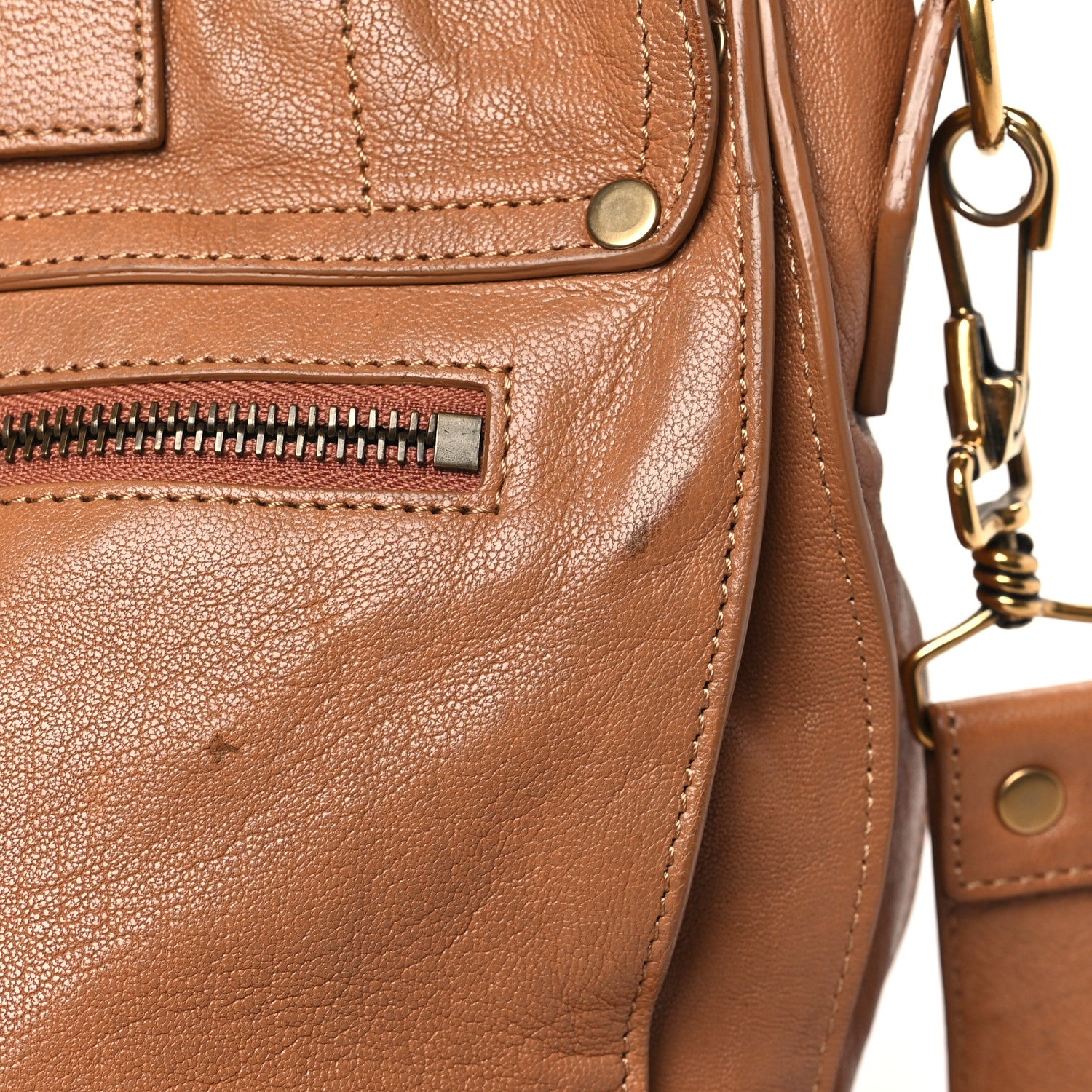 Proenza Schouler Lambskin Large PS1 Satchel Saddle 10 of 10