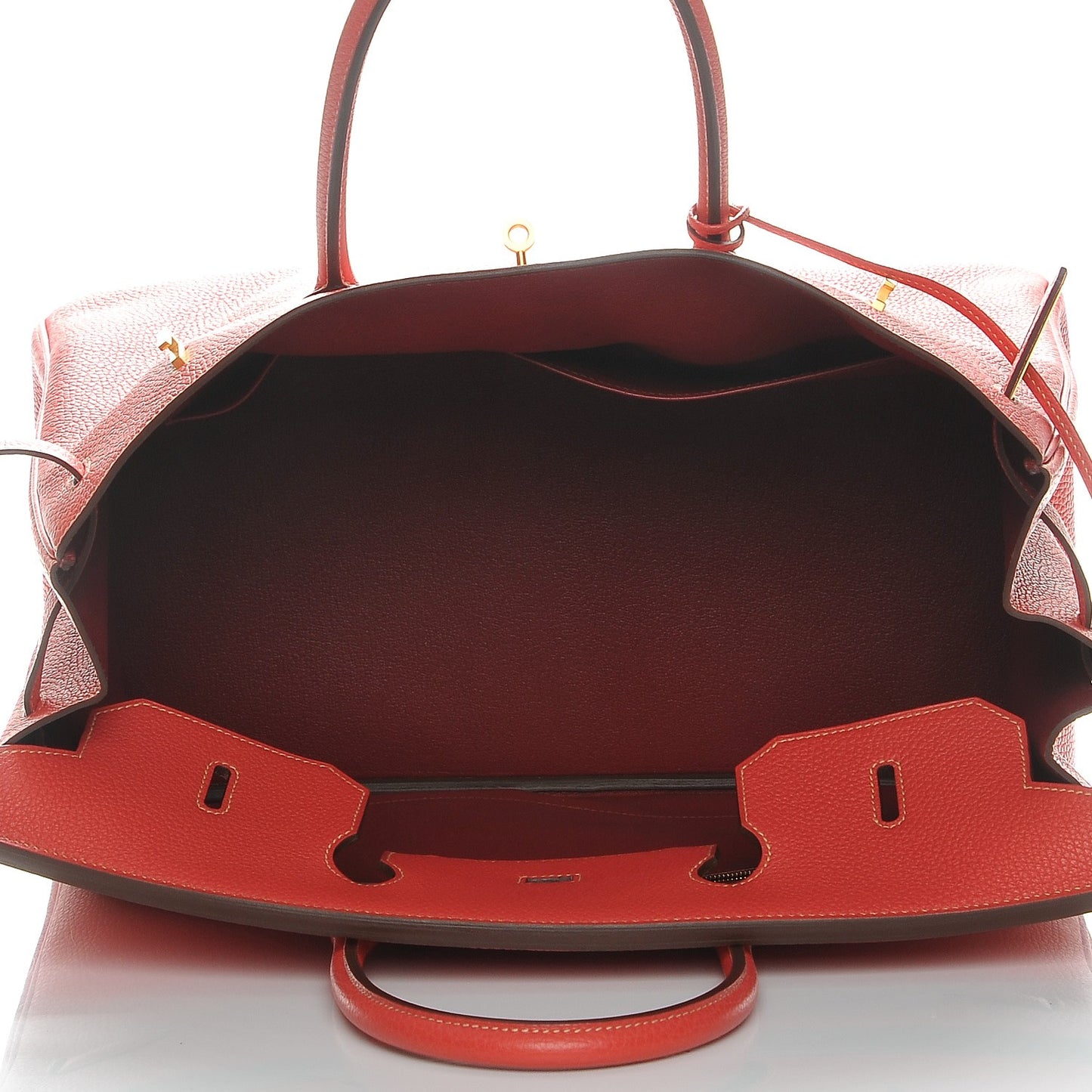 Taurillon Clemence Birkin 40 Bougainvillea Rubis