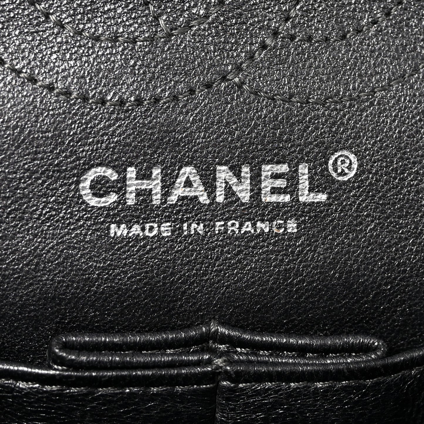 Aged Calfskin Quilted 2.55 Reissue Mini Flap Black