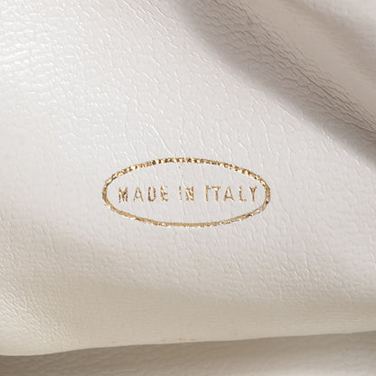 Chanel Caviar Chevron Shoulder Flap Bag White 8 of 9