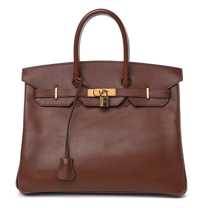 Hermes Ardennes Birkin 35 Noisette 1 of 16