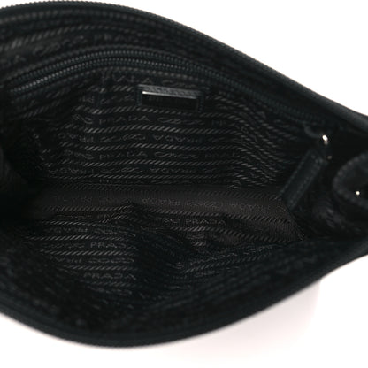 Prada Tessuto Nylon Saffiano Wristlet Black 5 of 10