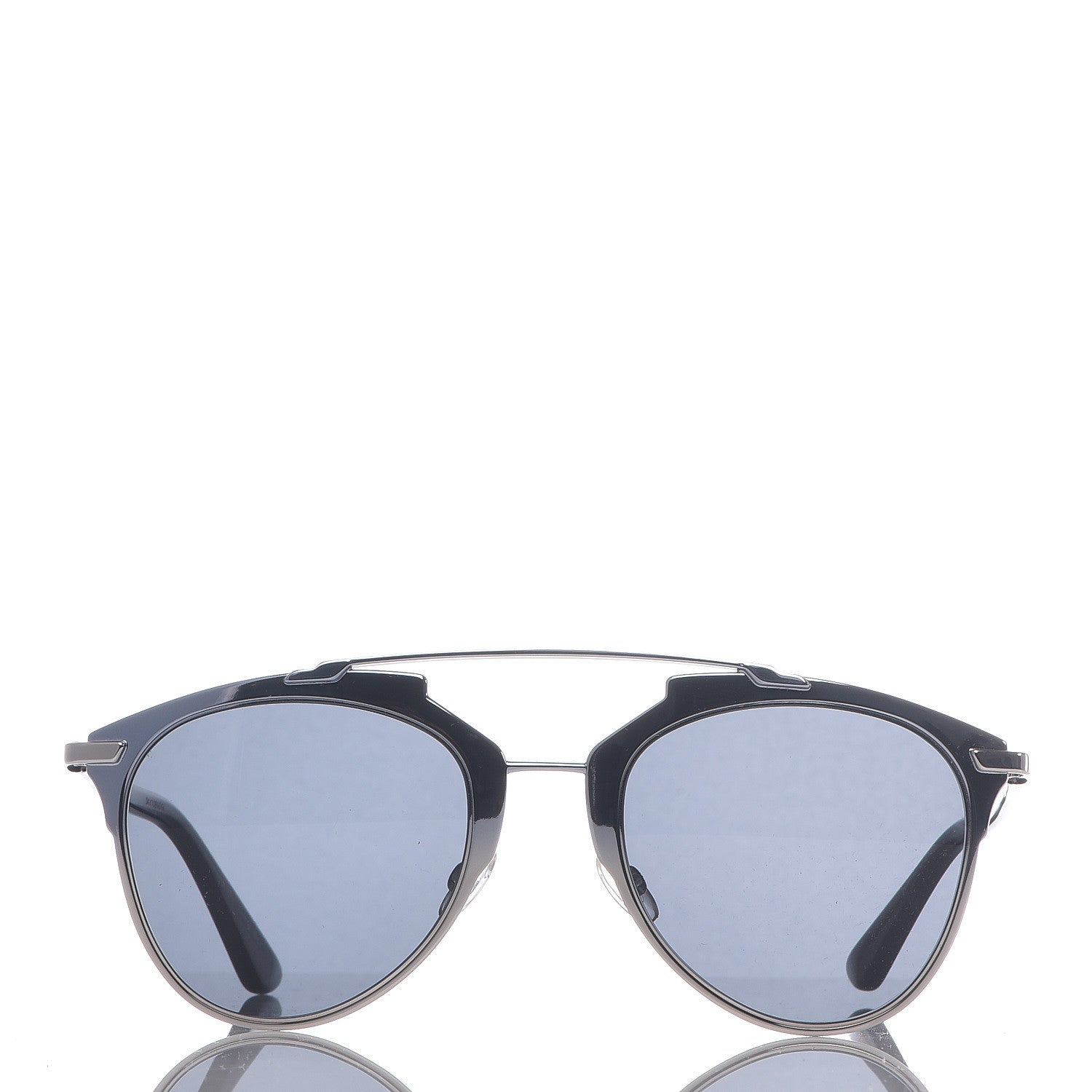 Christian Dior Reflected Sunglasses Silver Black 2 of 9