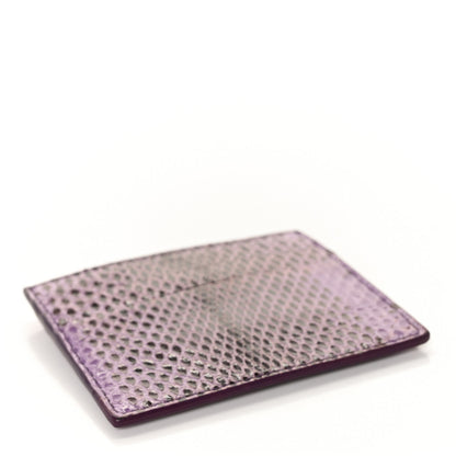 Bottega Veneta Lizard Card Wallet Purple 4 of 9