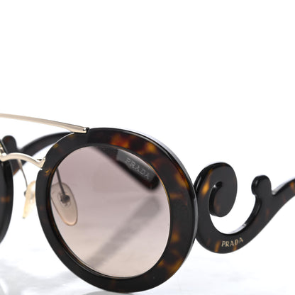 Prada Baroque Sunglasses SPR 13S Havana 7 of 8