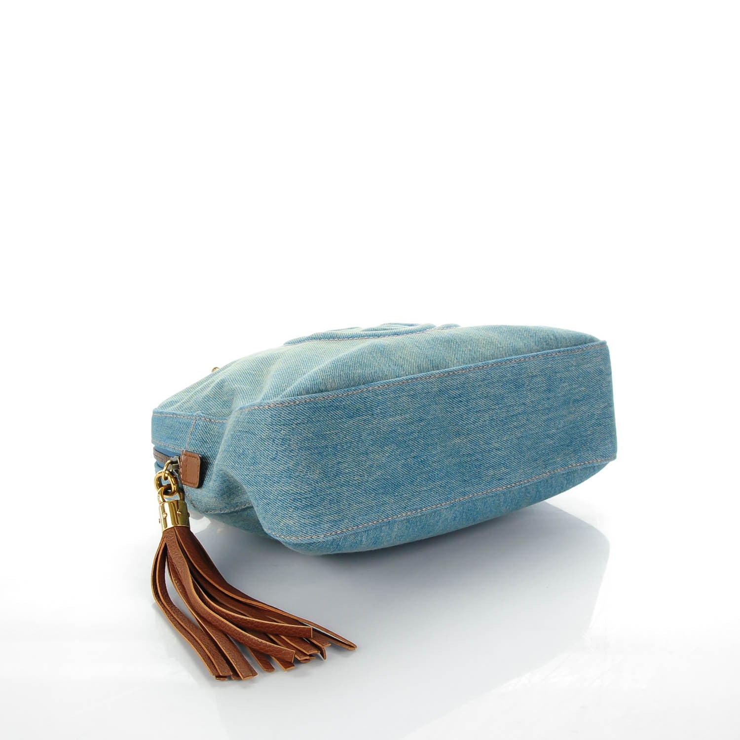 Gucci Denim Small Soho Bowler Blue 4 of 7