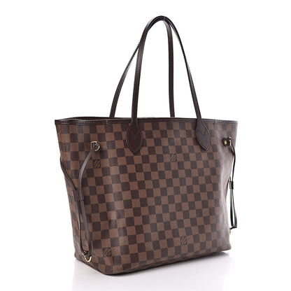 Louis Vuitton Damier Ebene Neo Neverfull MM Rose Ballerine 4 of 17