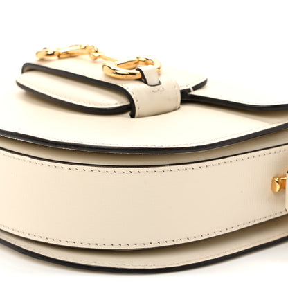 Gucci Azalea Calfskin Mini Horsebit 1955 Rounded Shoulder Bag Mystic White 10 of 10