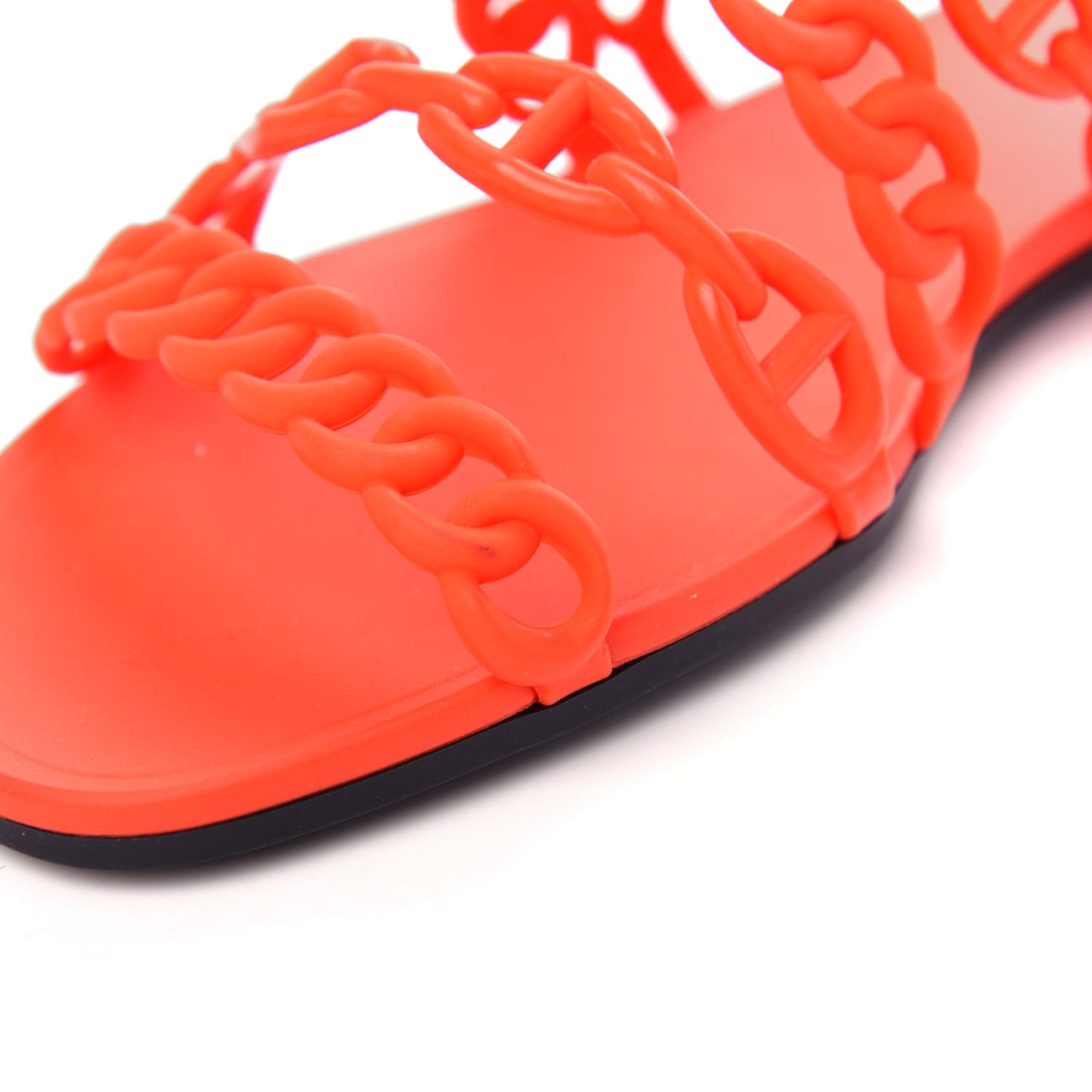 Rubber Chaine d'Ancre Nude Sandals 38 Pavot