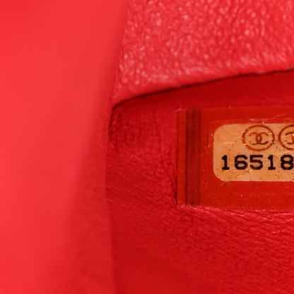Chanel Patent Quilted Jumbo Double Flap Coral 7 of 11