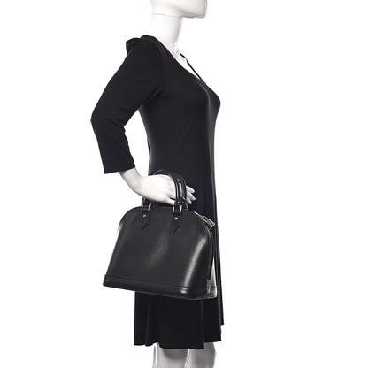 Louis Vuitton Epi Alma PM Black 2 of 8