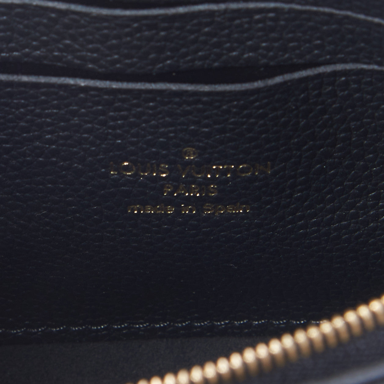 Louis Vuitton Empreinte Double Zip Pochette Black 8 of 8