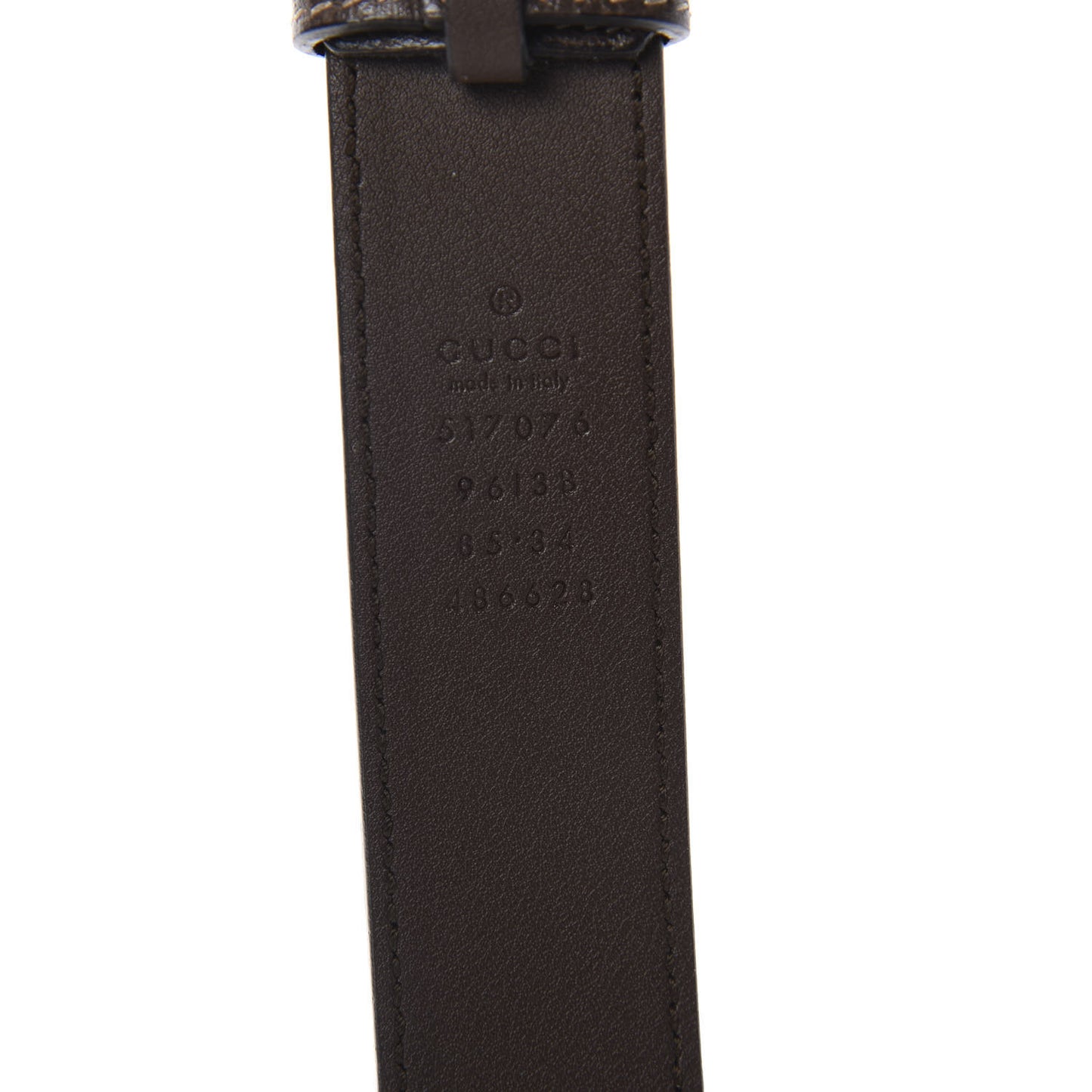 GG Supreme Monogram Web Small Ophidia Belt Bag 85 34 Dark Brown