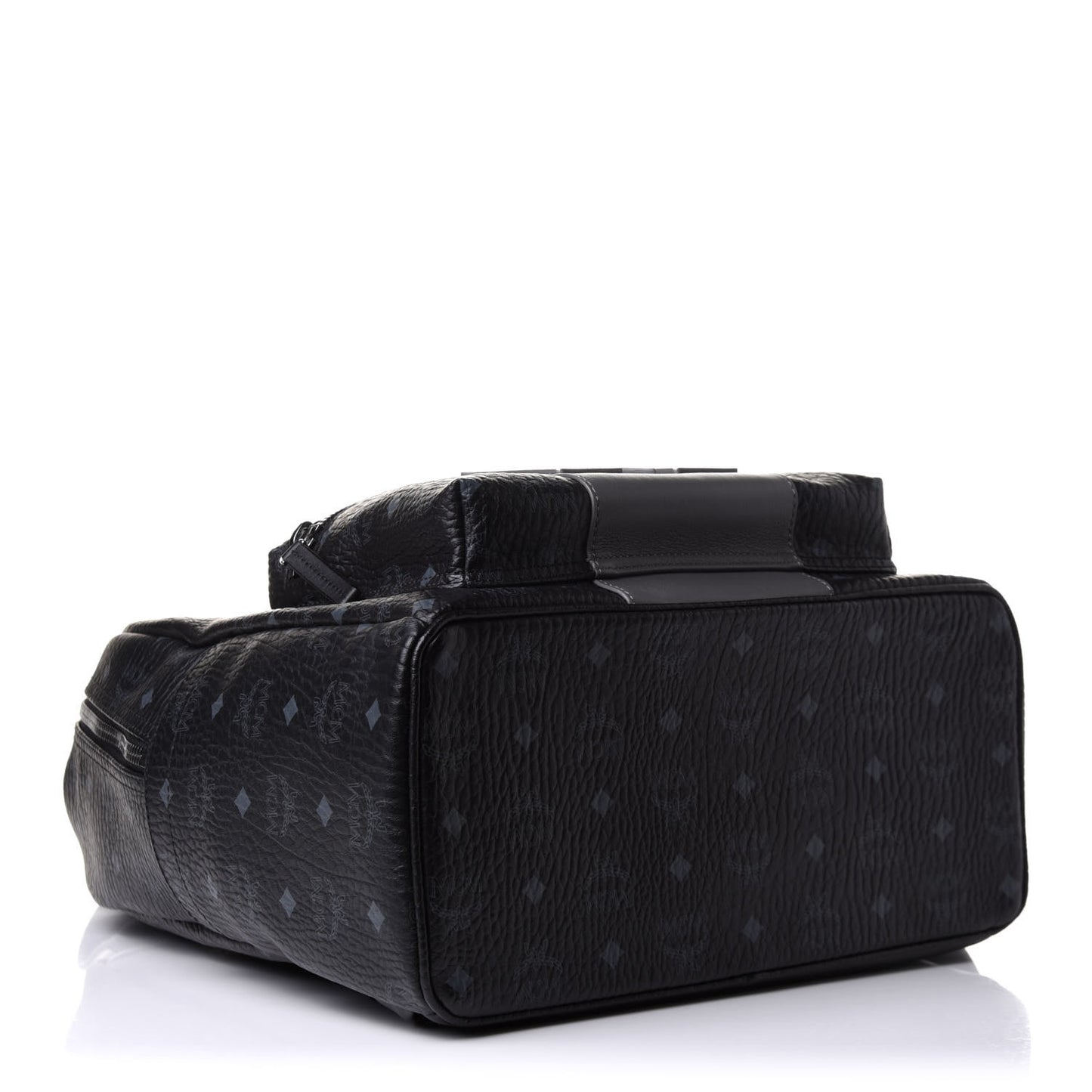 Visetos Medium Stark Logo Stripe Backpack Black