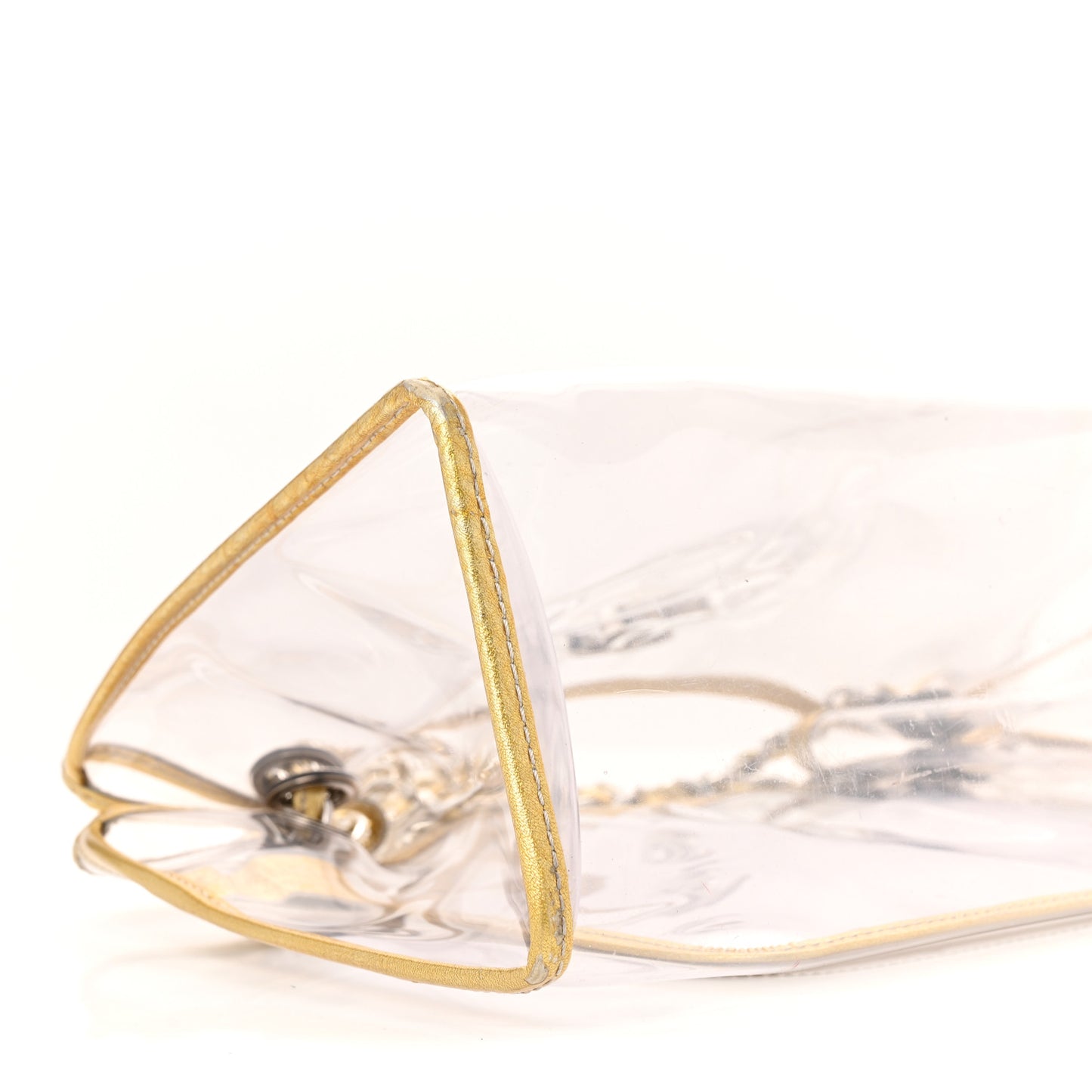 Vinyl Naked Tote Gold