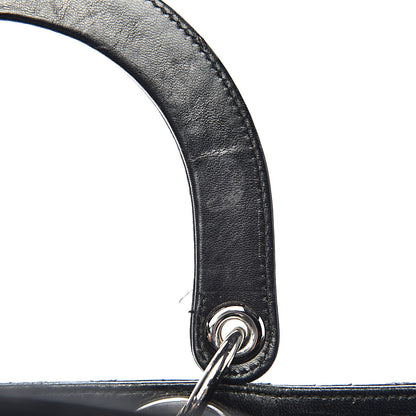 Christian Dior Lambskin Cannage Large Lady Dior Black 13 of 17
