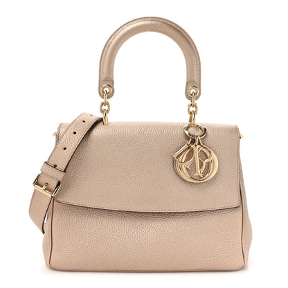 Christian Dior Metallic Bullcalf Small Be Dior Flap Pale Gold 1 of 19