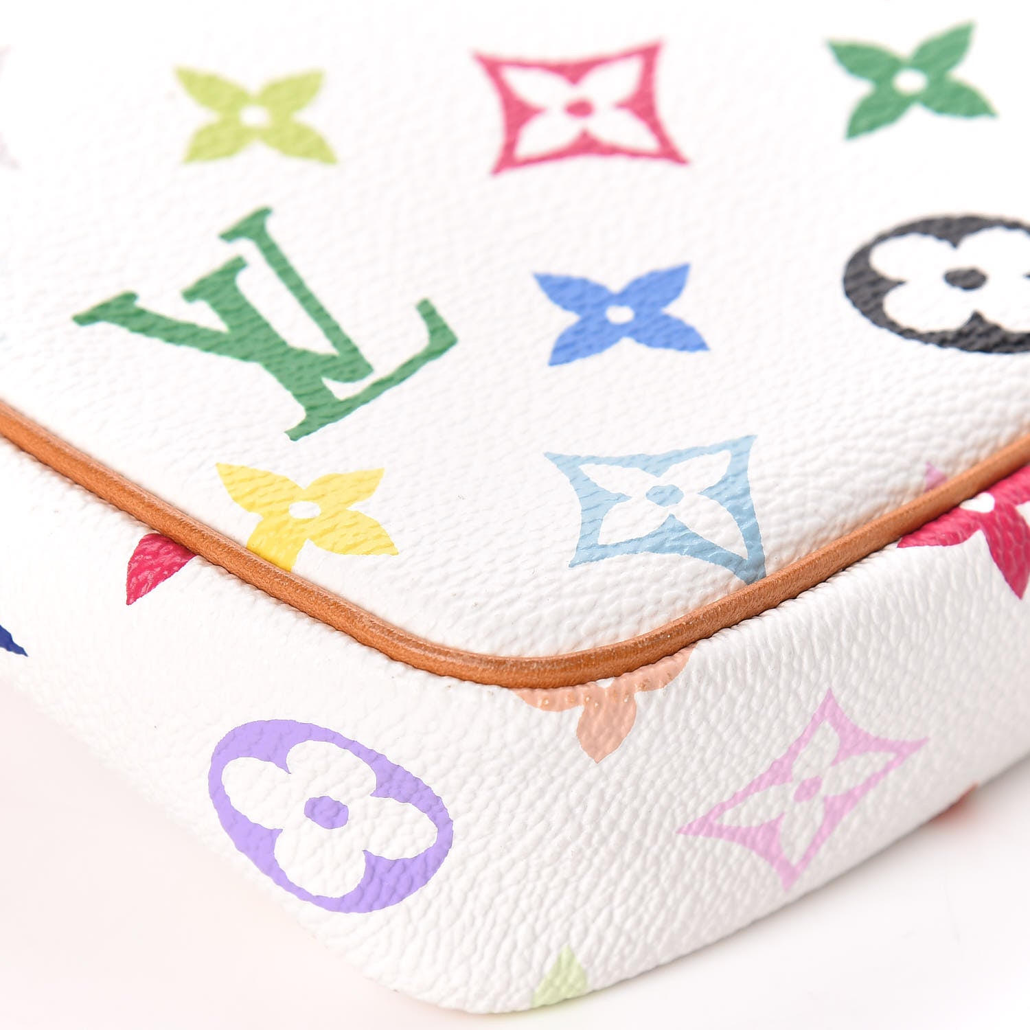 Louis Vuitton Monogram Multicolor Pochette Accessories White 13 of 13