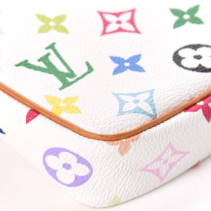 Louis Vuitton Monogram Multicolor Pochette Accessories White 13 of 13