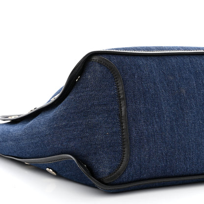 Givenchy Denim Medium Logo Bond Shopper Tote Blue 10 of 11