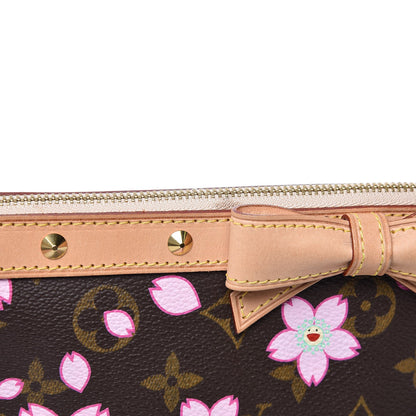 Louis Vuitton Monogram Cherry Blossom Pochette Accessories Brown 8 of 10