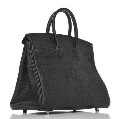 Hermes Togo Birkin 25 Black 3 of 31