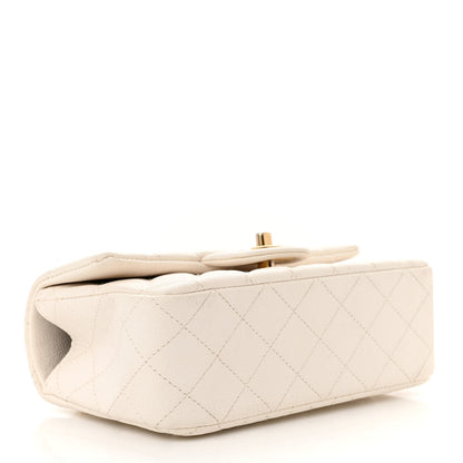 Chanel Caviar Quilted Mini Top Handle Rectangular Flap White 4 of 14