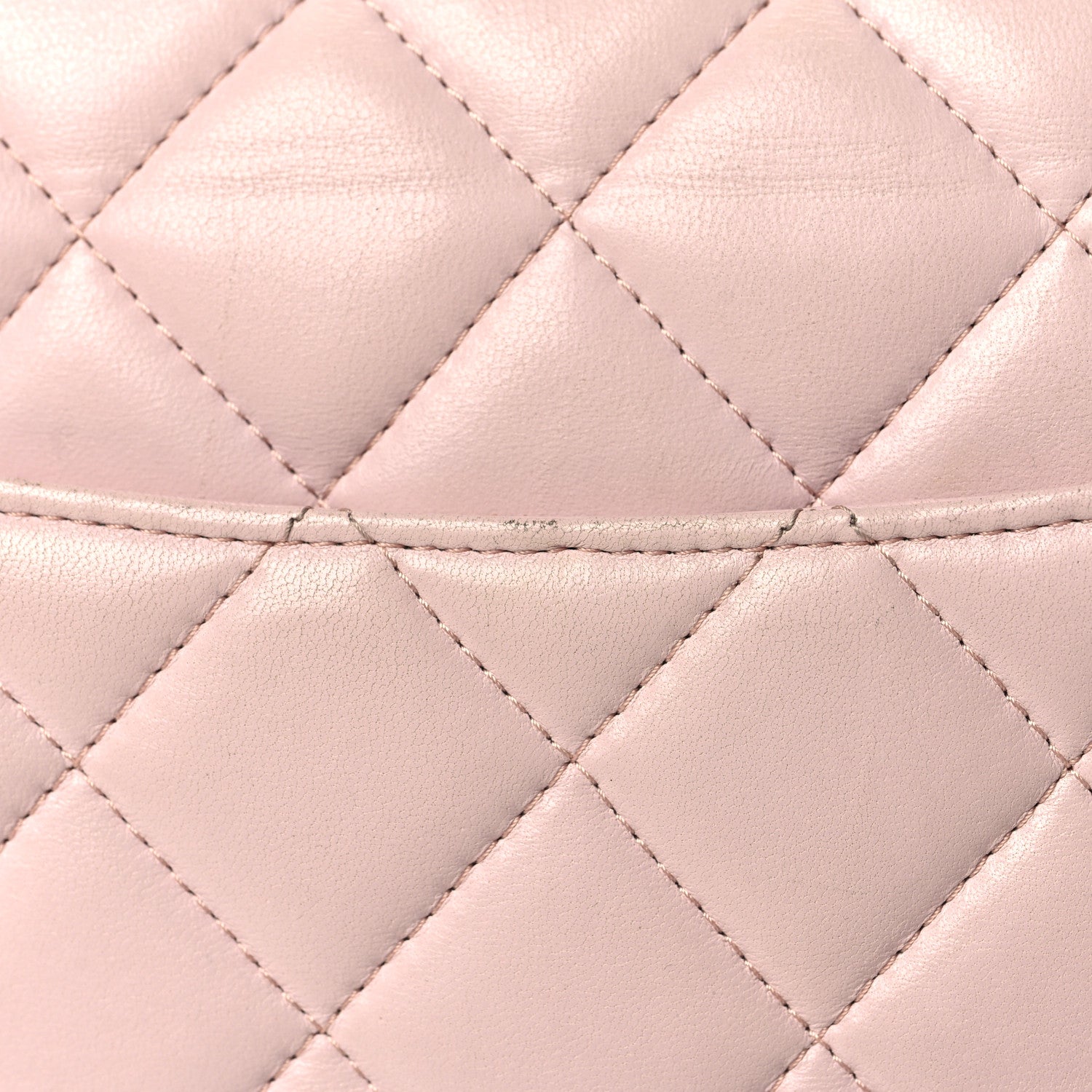 Chanel Lambskin Quilted Jumbo Double Flap Light Pink 14 of 14