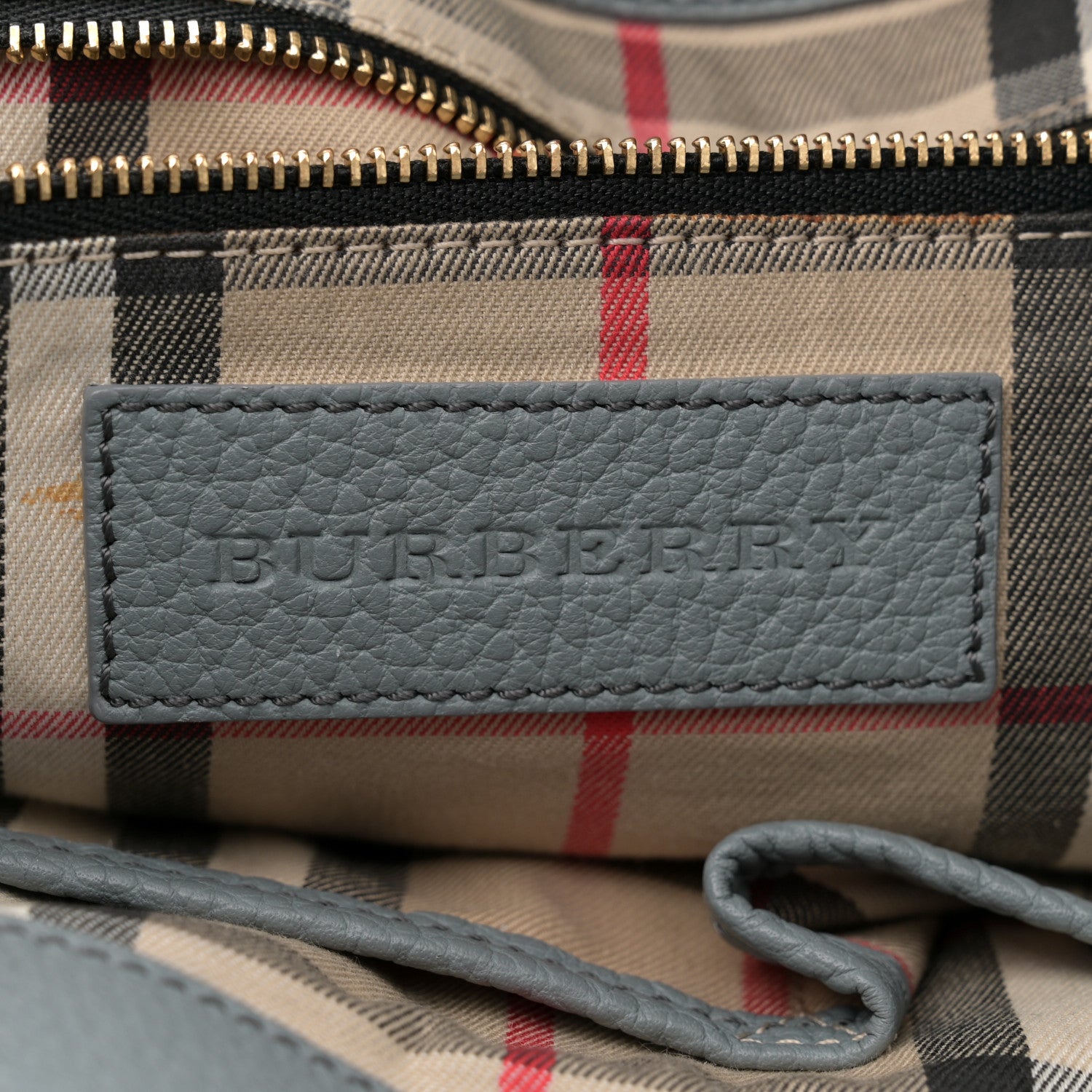 Burberry London Grainy Calfskin Medium Baynard Tote Sky Blue 6 of 18