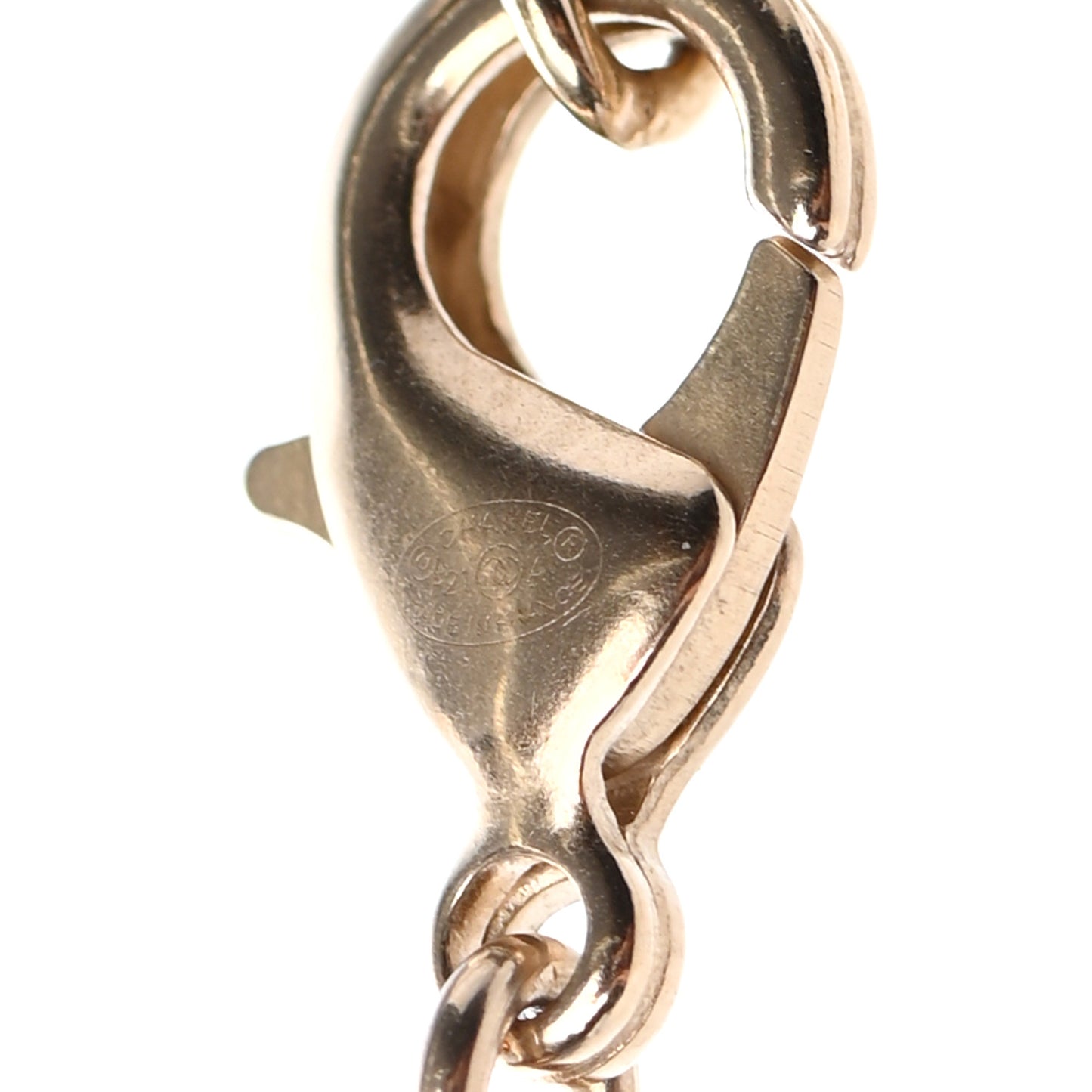 Crystal CC Medallion Necklace Gold