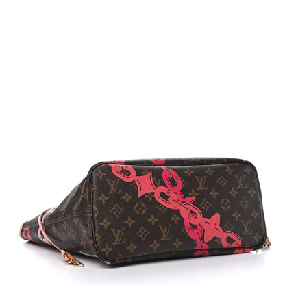Louis Vuitton Monogram Bay Neverfull MM Rose Ballerine Poppy 4 of 9