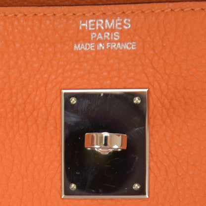 Hermes Togo Birkin 40 Orange 6 of 9