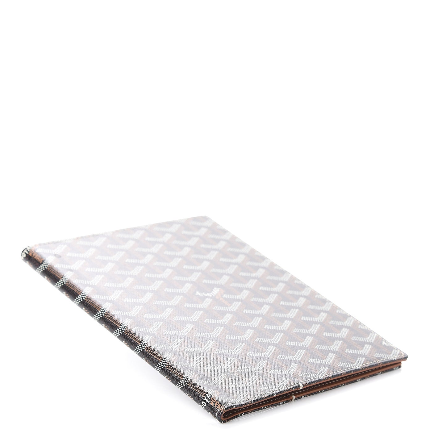 Goyardine Agenda Cover Black Gold