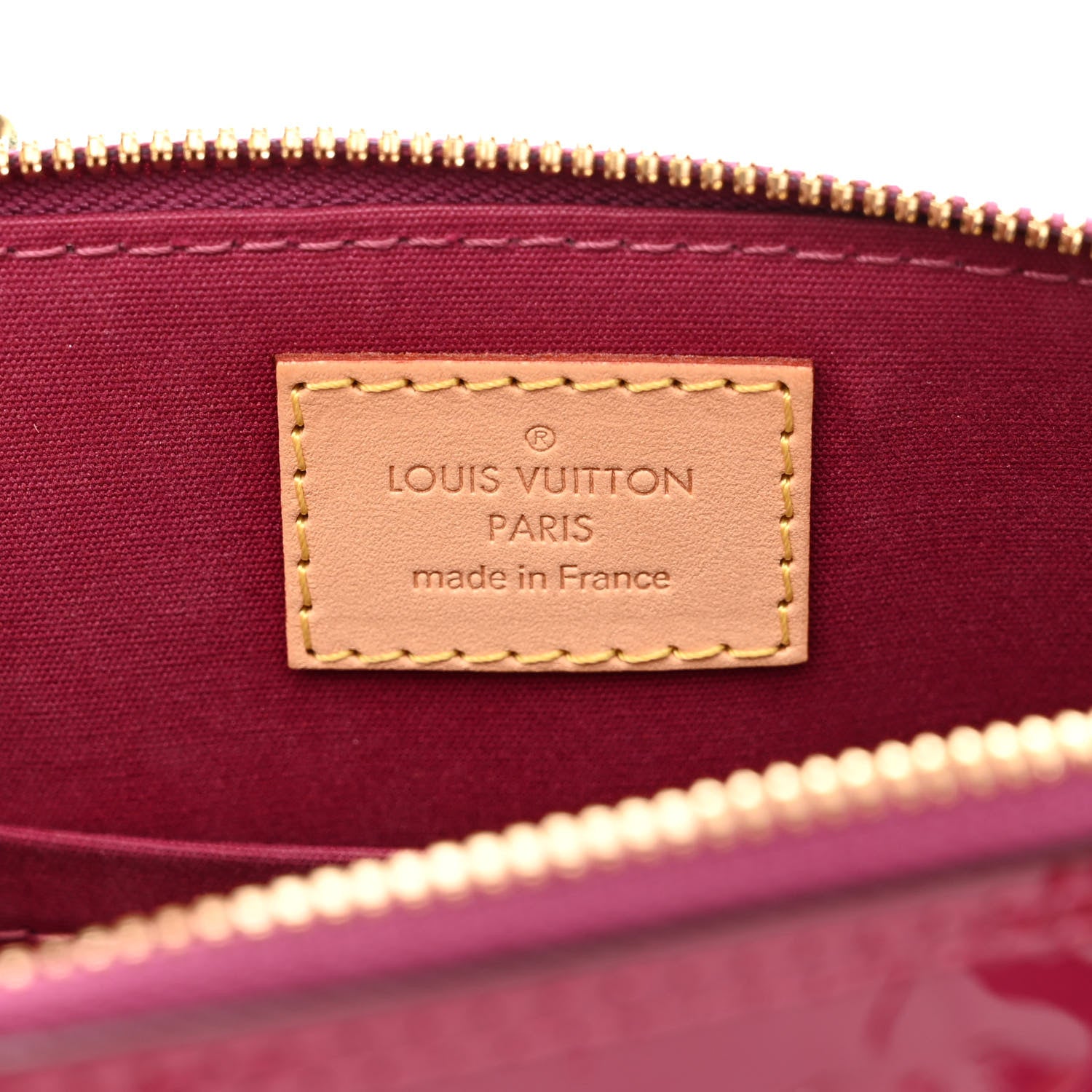 Louis Vuitton Vernis Alma BB Magenta 5 of 6