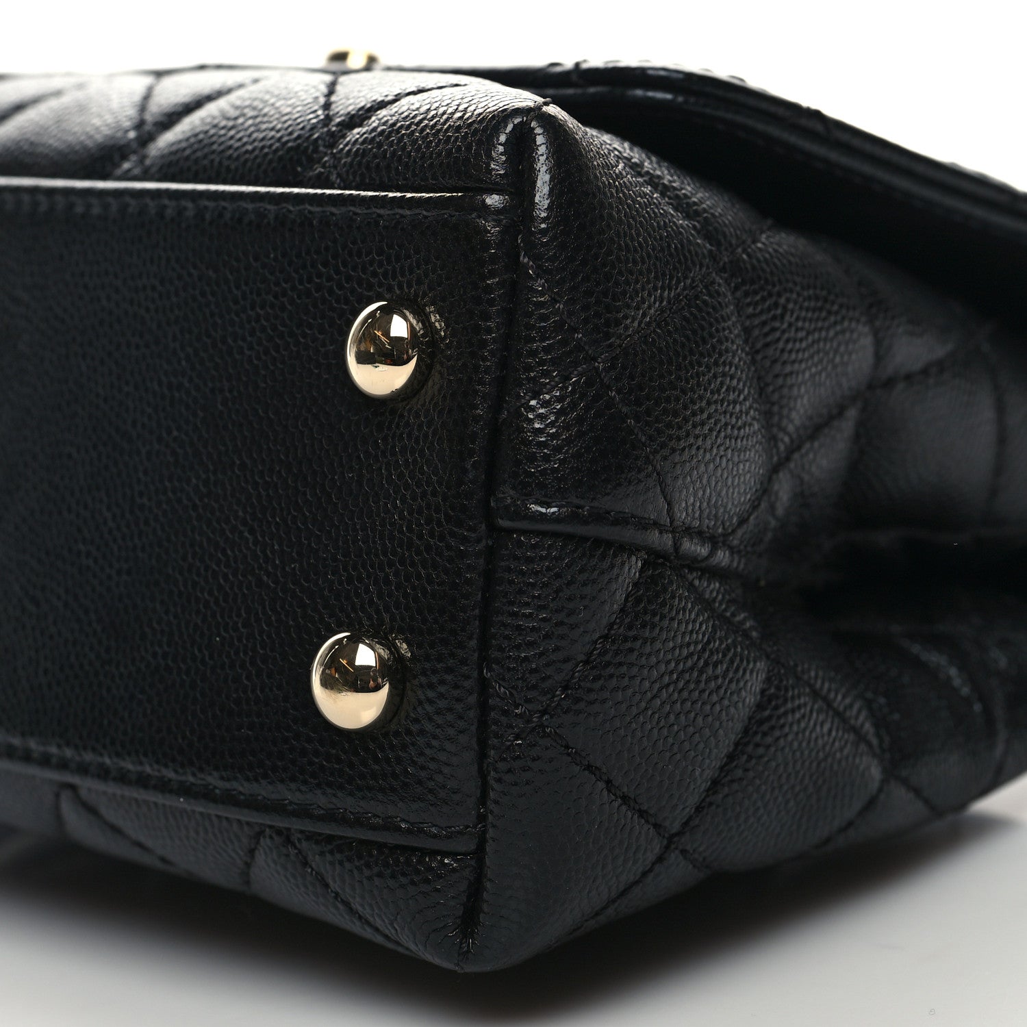 Chanel Caviar Quilted Extra Mini Coco Handle Flap Black 9 of 9