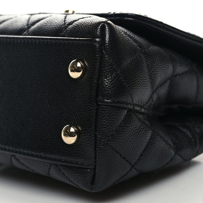 Chanel Caviar Quilted Extra Mini Coco Handle Flap Black 9 of 9