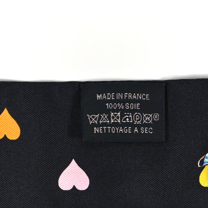 Hermes Silk Tea Time Twilly Black Rouge Multicolor 3 of 4