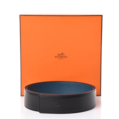 Hermes Box Epsom 42mm Reversible Belt Strap 95 Black Colvert 8 of 8
