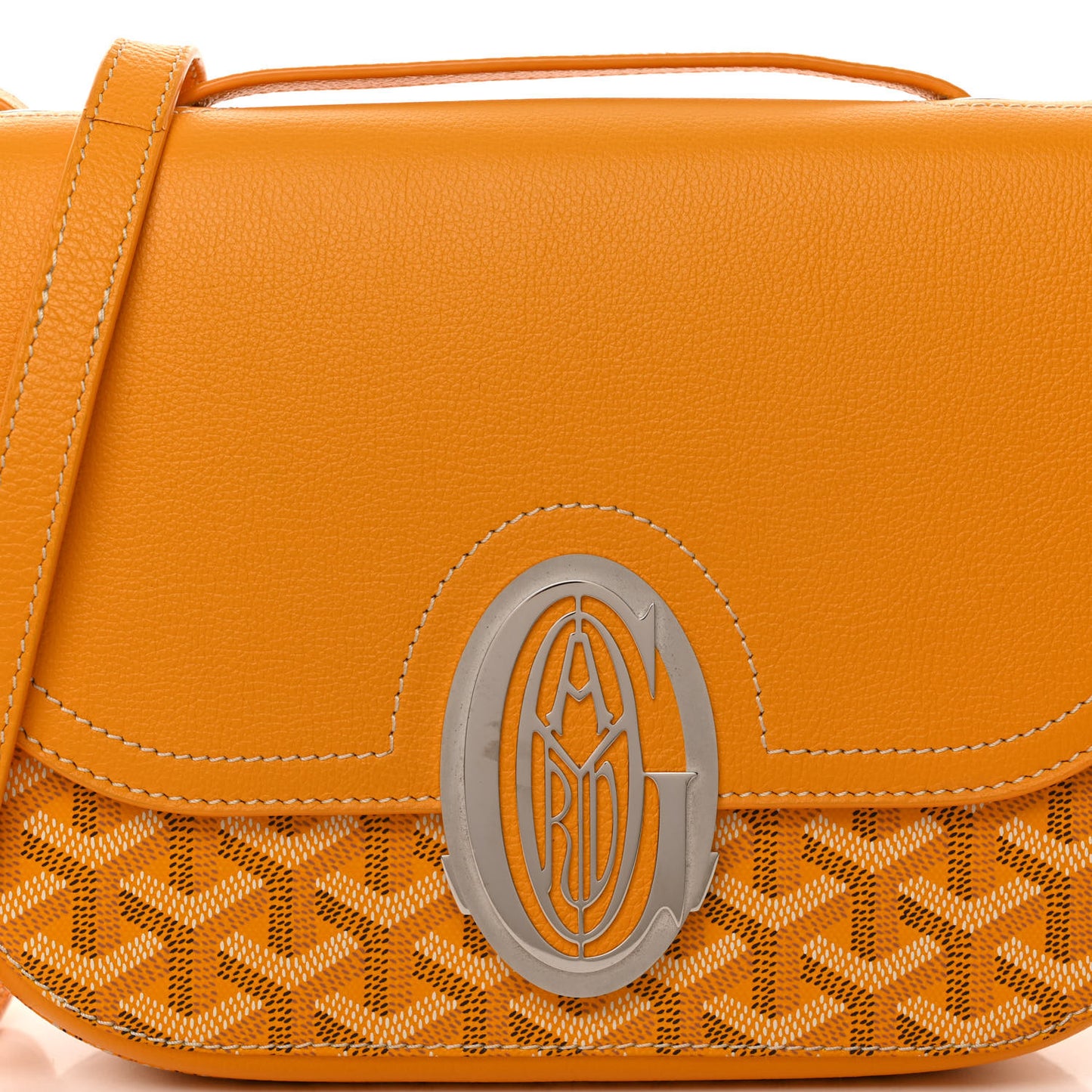 Goyardine 233 PM Shoulder Bag Yellow