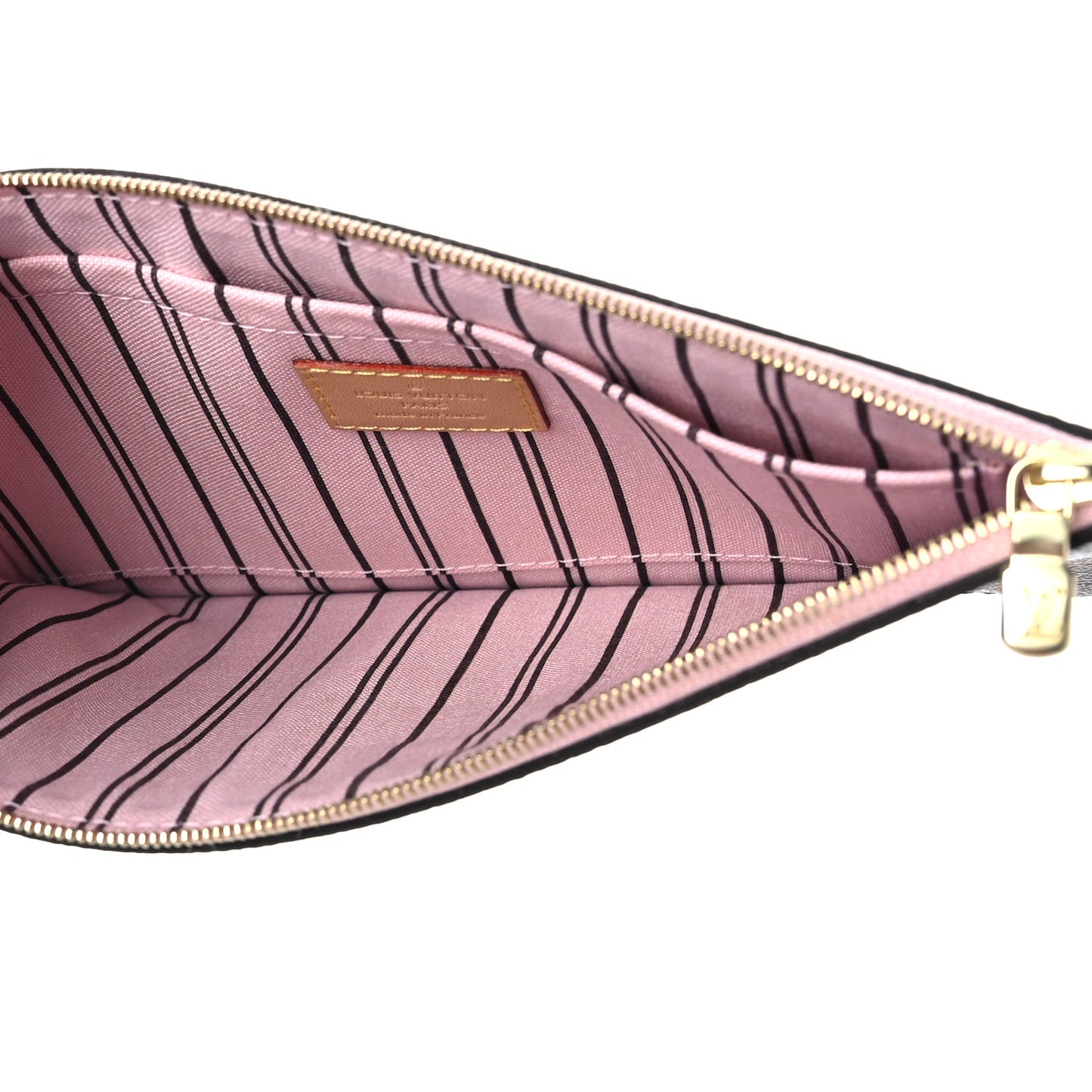 Monogram Neverfull MM GM Pochette Rose Ballerine