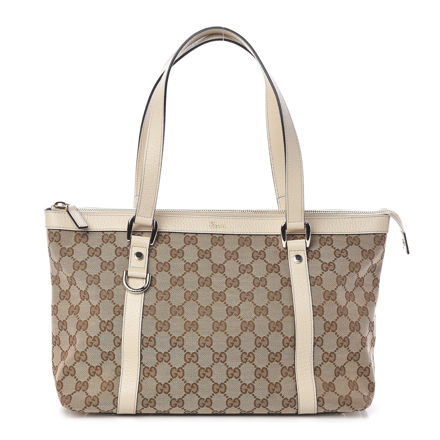 Monogram Small Abbey Tote Off White