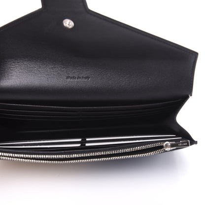 Celine Pony Hair Calfskin Diamond Clutch Wallet White 5 of 11