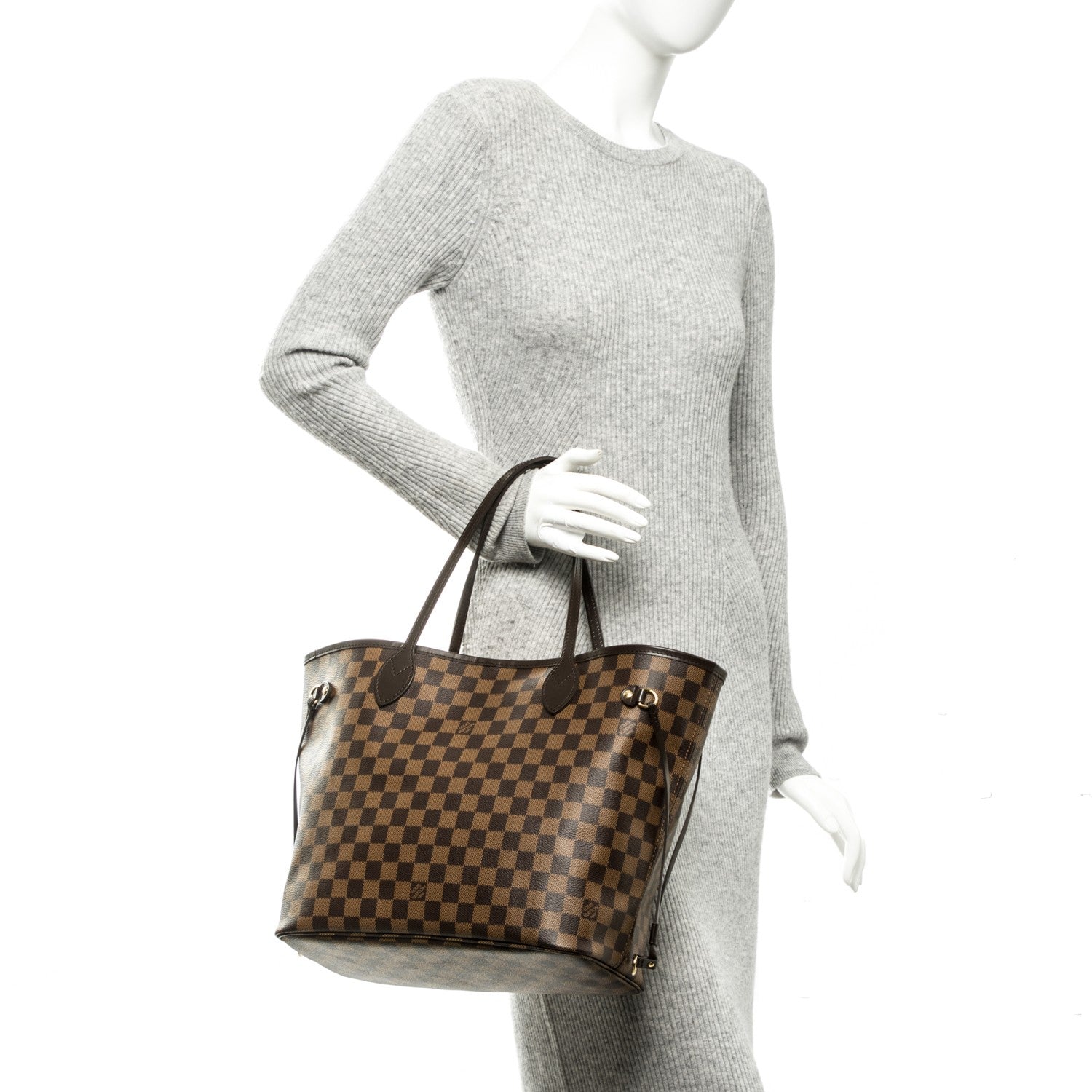 Louis Vuitton Damier Ebene Neo Neverfull MM 2 of 8