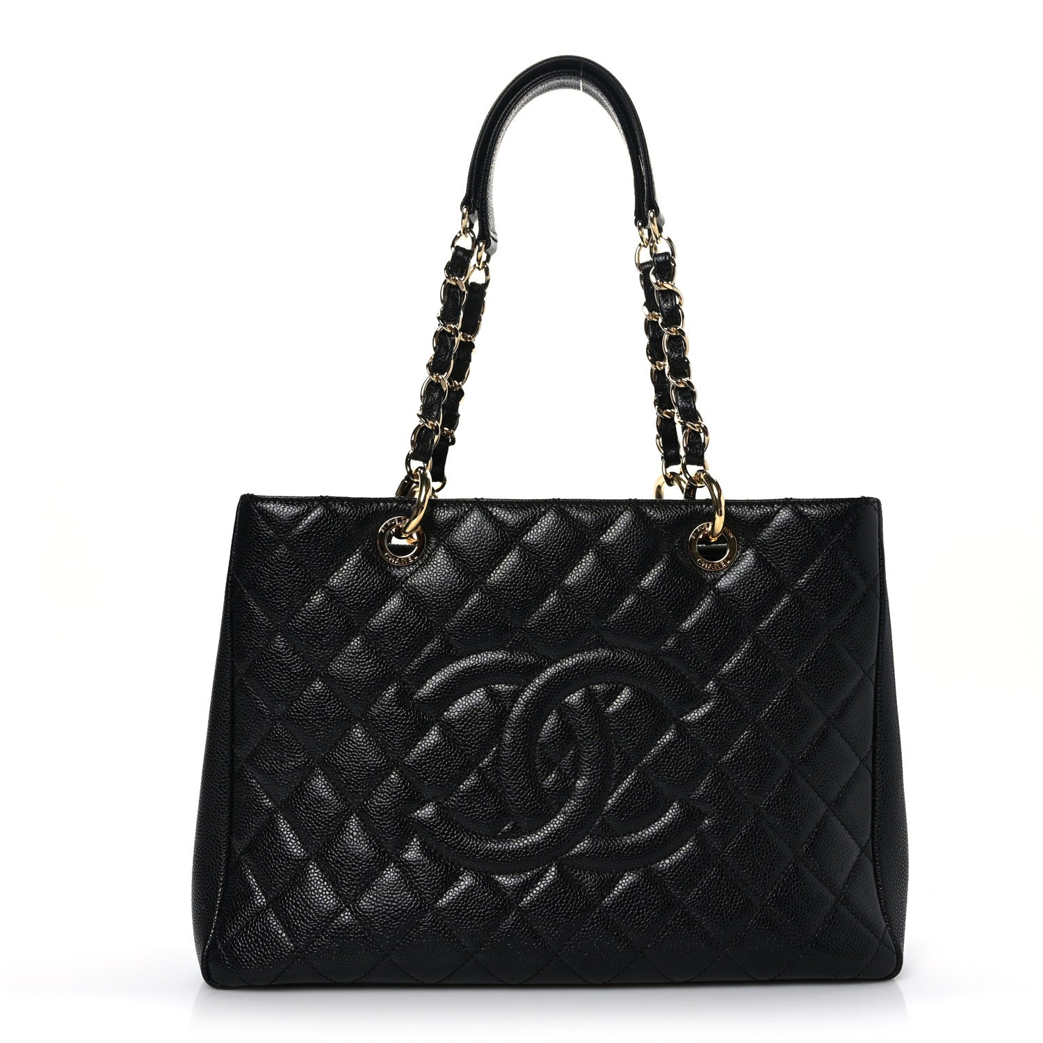 Chanel Caviar Quilted Grand Shopping Tote GST Black 1 of 10