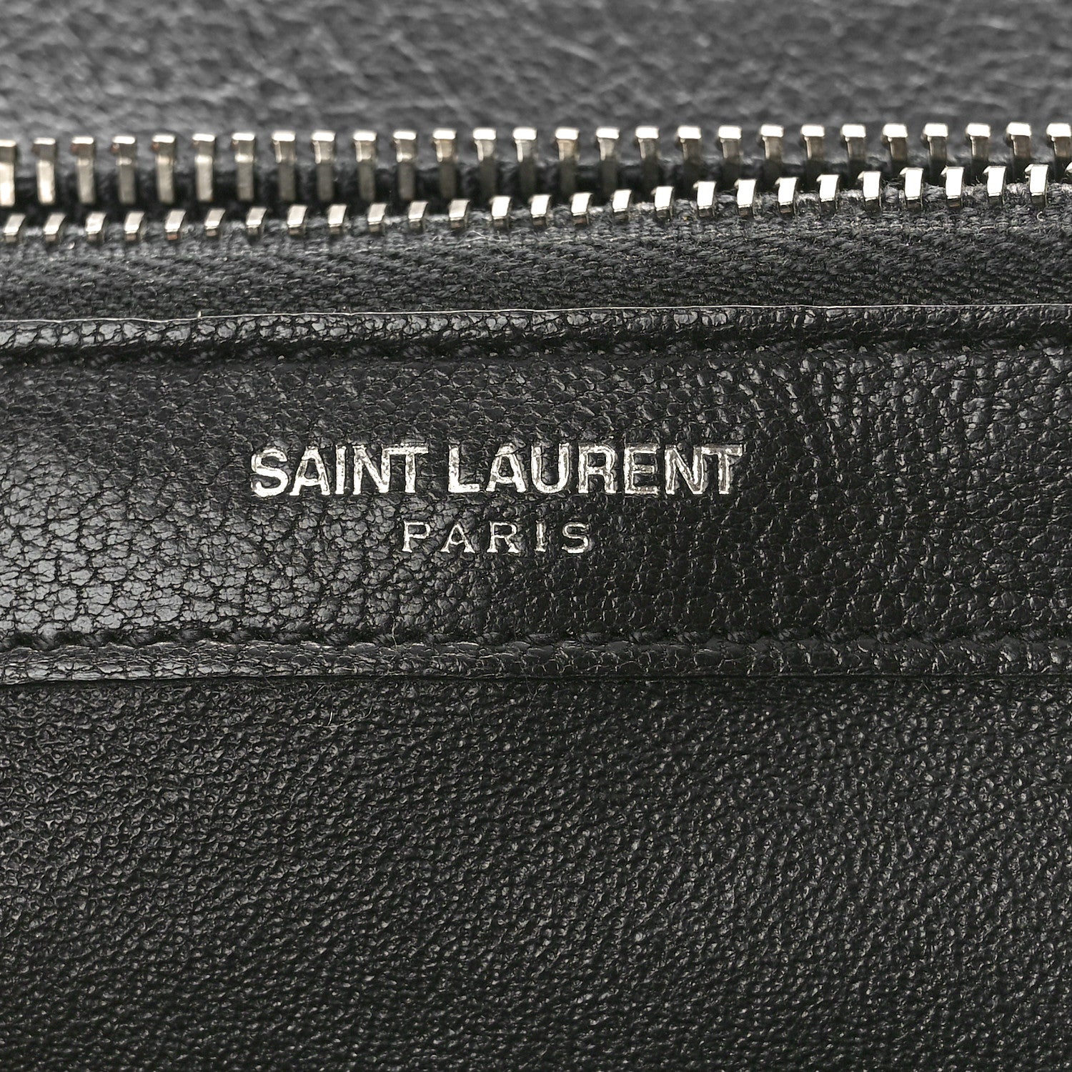 Saint Laurent Sheepskin Matelasse Chevron Monogram Large College Satchel Black Tulip 6 of 12