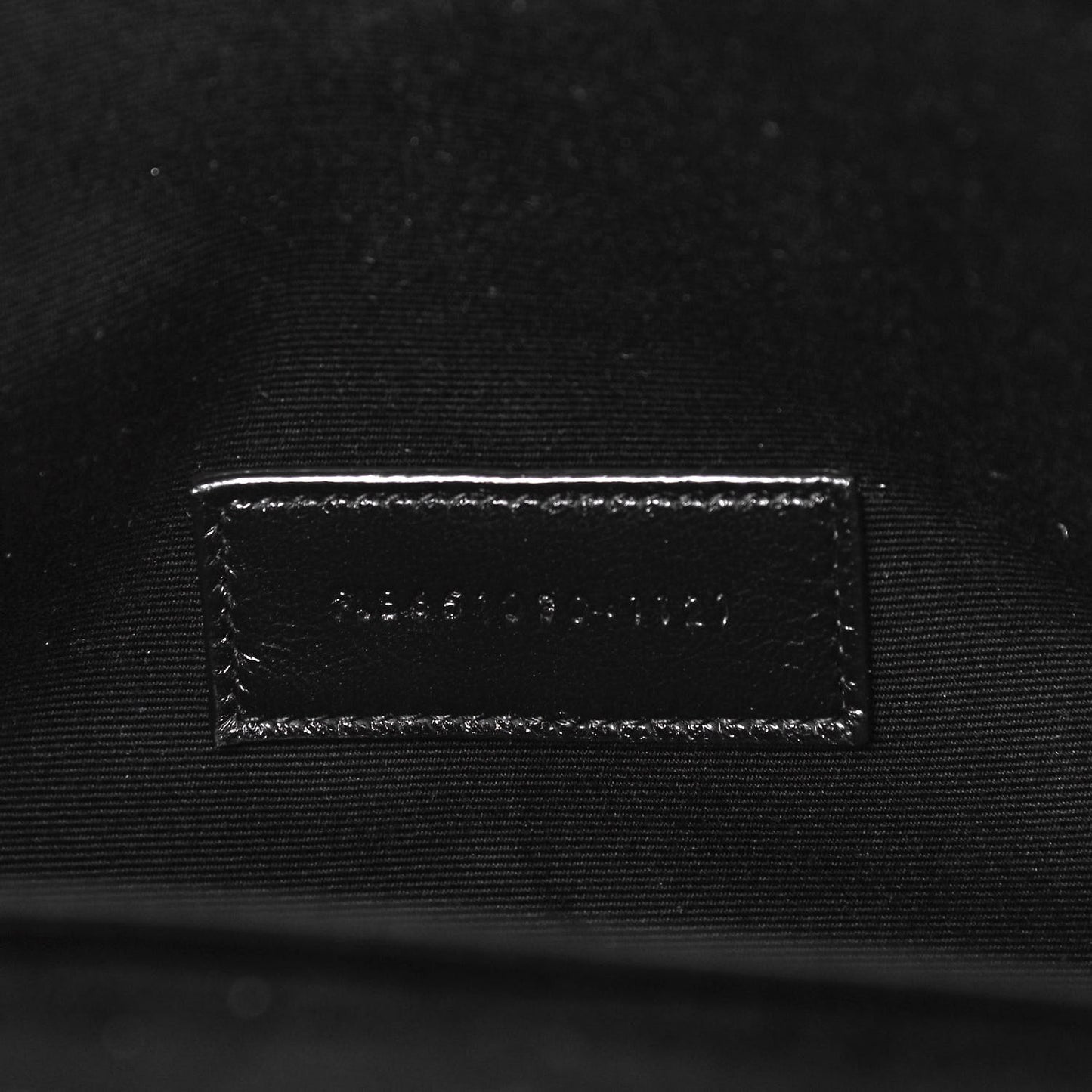 Grain De Poudre Textured Mixed Matelasse Triquilt Monogram Clutch Black