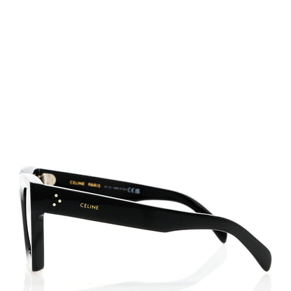 Celine Acetate Square Sunglasses CL401301 Black 3 of 6