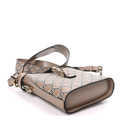 Gucci GG Shadow Monogram Mini Bucket Bag Beige 3 of 8